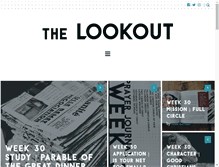 Tablet Screenshot of lookoutmag.com